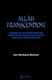 Front cover of Allah Transcendent by Ian Rich Netton
