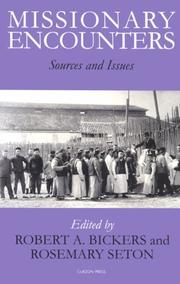 Cover of Missionary encounters by Robert A. Bickers