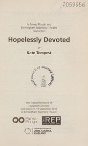 Cover of Hopelessly devoted by Kate Tempest