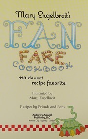 Front cover of Mary Engelbreit's fan fare cookbook by Mary Engelbreit