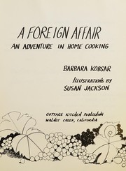 Cover of A foreign affair by Barbara Kobsar