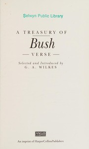 Cover of A Treasury of bush verse by G. A. Wilkes