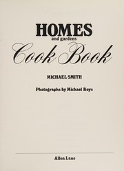 Front cover of Homes and Gardens Cook Book by Michael Smith undifferentiated