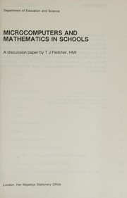 Cover of Microcomputers and Mathematics in Schools by T. J. Fletcher