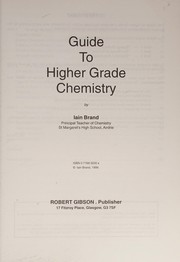 Front cover of Guide to Higher Chemistry (Higher Grade) by I.D. Brand