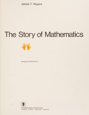 Front cover of The story of mathematics by James T. Rogers
