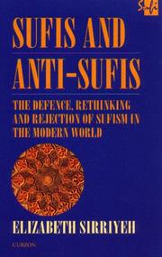 Front cover of Sufis and anti-Sufis by Elizabeth Sirriyeh