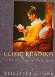 Cover of Close Reading by Elisabeth Howe