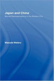Front cover of Japan and China by Matsuda Wataru