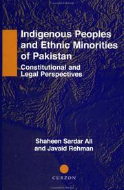 Cover of Indigenous peoples and ethnic minorities of Pakistan by Shaheen Sardar Ali