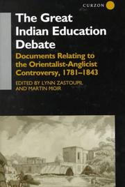 Front cover of The Great Indian Education Debate by Martin Moir