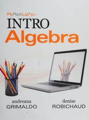 Front cover of Intro algebra by Andreana Grimaldo