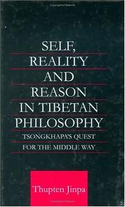 Front cover of Self, Reality and Reason in Tibetan Philosophy by Thupten Jinpa.
