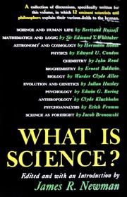 Cover of What is science? by James Roy Newman