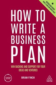 Cover of How to write a business plan by Brian Finch