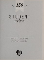 Cover of 150 Student Recipes by Parragon