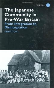 Front cover of The Japanese community in pre-war Britain by Keiko Itoh