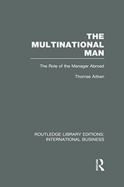 Cover of Multinational Man by Thomas Aitken