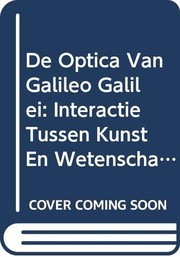 Front cover of de Optica Van Galileo Galilei by S Dupre
