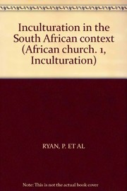 Front cover of Inculturation in the South African context by Unknown