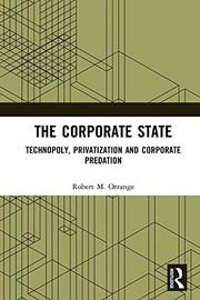 Cover of Corporate State by Robert M. Orrange