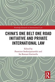 Front cover of China's One Belt One Road Initiative and Private International Law by Poomintr Sooksripaisarnkit
