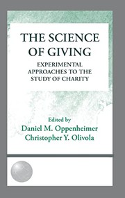Front cover of The science of giving by Daniel M. Oppenheimer