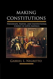 Cover of Making Constitutions by Gabriel L. Negretto