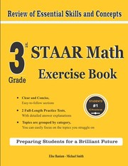 Cover of 3rd Grade STAAR Math Exercise Book by Elise Baniam