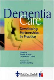 Front cover of Dementia care by Charlotte L. Clarke