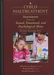 Front cover of Child Maltreatment Assessment, Vol. 2 by Debra Esernio-Jenssen
