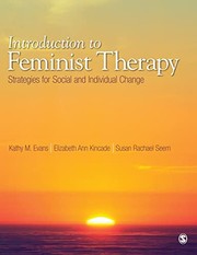 Front cover of Introduction to feminist therapy by Kathy M. Evans