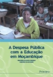 Cover of A despesa pública com a educação em Moçambique by Vários Autores