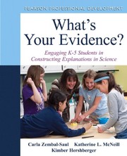 Front cover of What's your evidence? by Carla Zembal-Saul