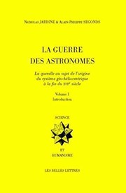 Cover of La guerre des astronomes by Nicholas Jardine