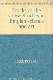Front cover of Tracks in the snow by Ruthven Campbell Todd