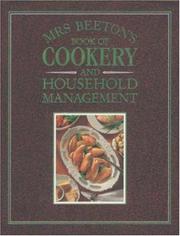 Front cover of Mrs.Beeton's book of cookery and household management by Mrs. Beeton