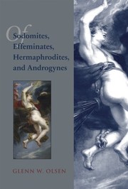 Cover of Of sodomites, effeminates, hermaphrodytes, and androgynes by Glenn W. Olsen