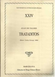 Cover of Trataditos by Juan de Valdés