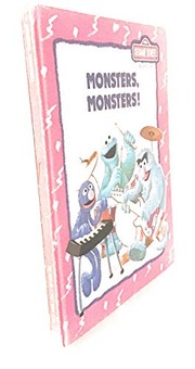 Front cover of Monsters, Monsters! Sesame Street Silly Stories by Golden Books