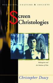 Cover of Screen Christologies by Christopher Deacy