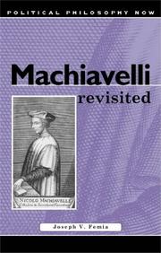 Cover of MACHIAVELLI REVISITED by JOSEPH V. FEMIA