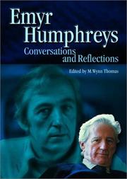 Cover of Conversations and reflections by Humphreys, Emyr.