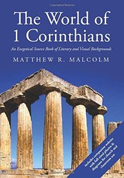 Front cover of The world of 1 Corinthians by Matthew R. Malcolm