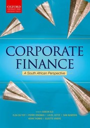 Cover of Corporate finance by Gideon Els