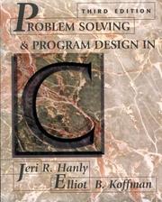Cover of Problem solving and program design in C by Jeri R. Hanly