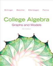 Front cover of College algebra by Judith A. Beecher