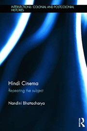 Cover of Hindi cinema by Nandini Bhattacharya