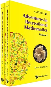 Cover of Adventures in Recreational Mathematics by David Singmaster