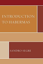 Front cover of Introduction to Habermas by Sandro Segre